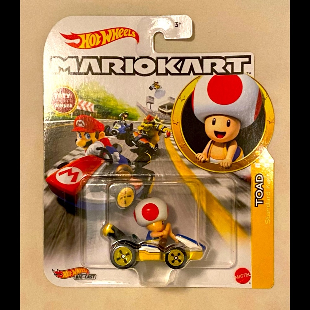Mario kart Toad Hot wheels new